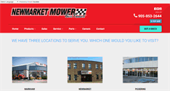 Desktop Screenshot of newmarketlawnmower.com